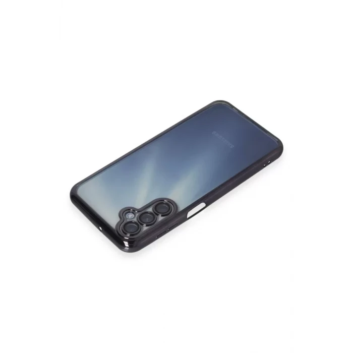 Newface Samsung Galaxy A15 4G Kılıf Razer Lensli Silikon - Mor