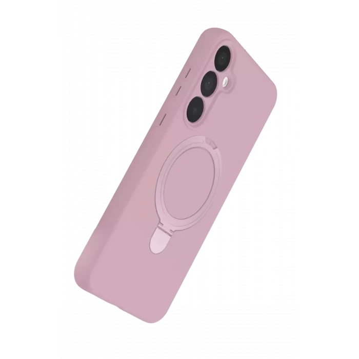 Newface Samsung Galaxy A15 4G Regal Magsafe Standlı Kapak - Açık Pembe