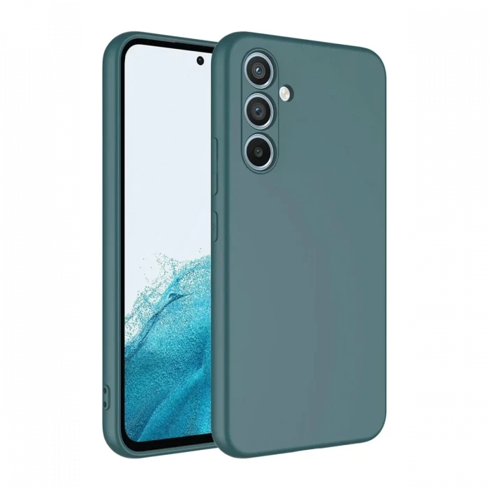Newface Samsung Galaxy A16 5G Kılıf First Silikon - Koyu Yeşil