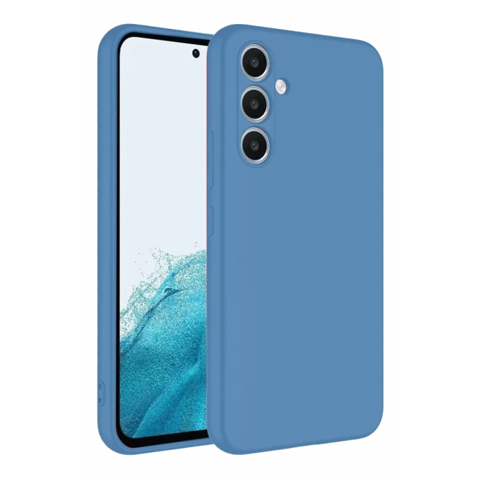 Newface Samsung Galaxy A16 5G Kılıf First Silikon - Mavi