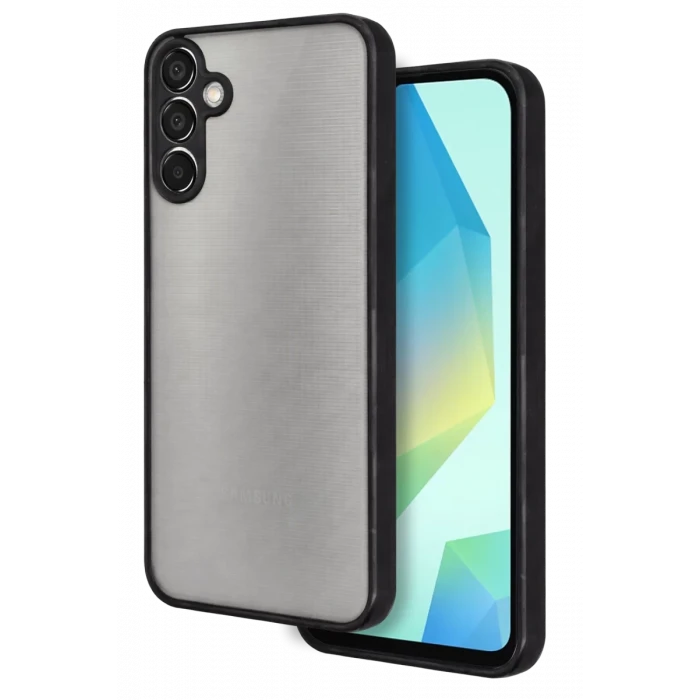 Newface Samsung Galaxy A16 5G Kılıf Montreal Silikon Kapak - Siyah