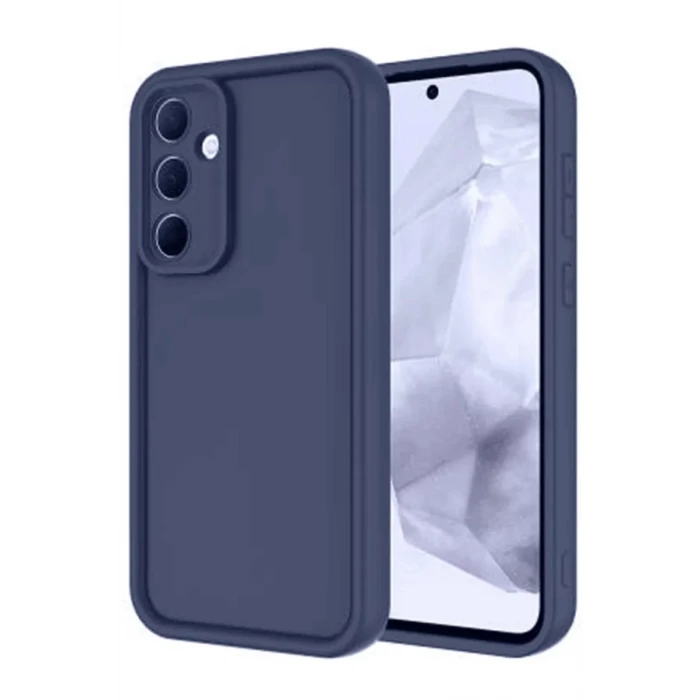 Newface Samsung Galaxy A16 5G Kılıf Viera Silikon - Lacivert