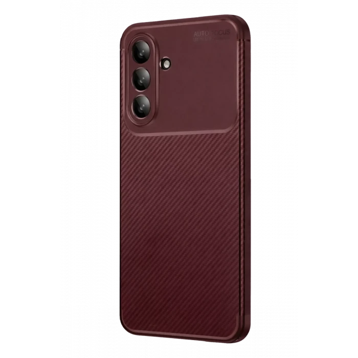 Newface Samsung Galaxy A17 5G Auto Focus Karbon Kapak - Bordo