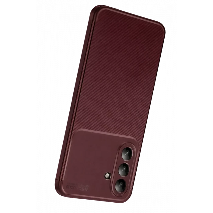 Newface Samsung Galaxy A17 5G Auto Focus Karbon Kapak - Bordo