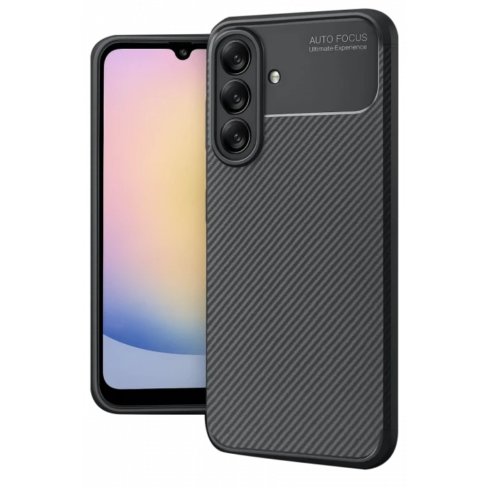 Newface Samsung Galaxy A17 5G Auto Focus Karbon Kapak - Siyah