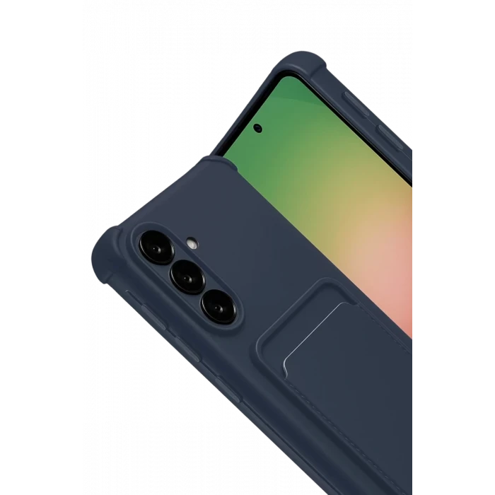 Newface Samsung Galaxy A17 5G Kelvin Kartvizitli Silikon - Lacivert