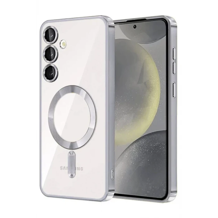 Newface Samsung Galaxy A17 5G Kross Magneticsafe Kapak - Gümüş