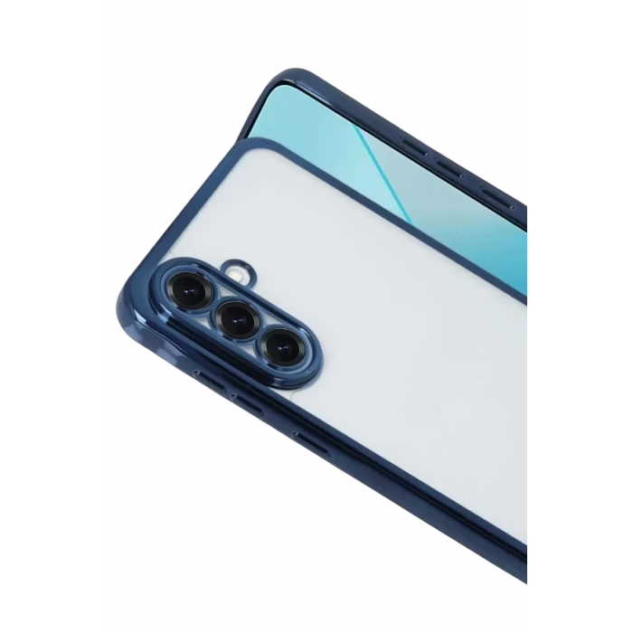 Newface Samsung Galaxy A17 5G Razer Lensli Silikon - Lacivert