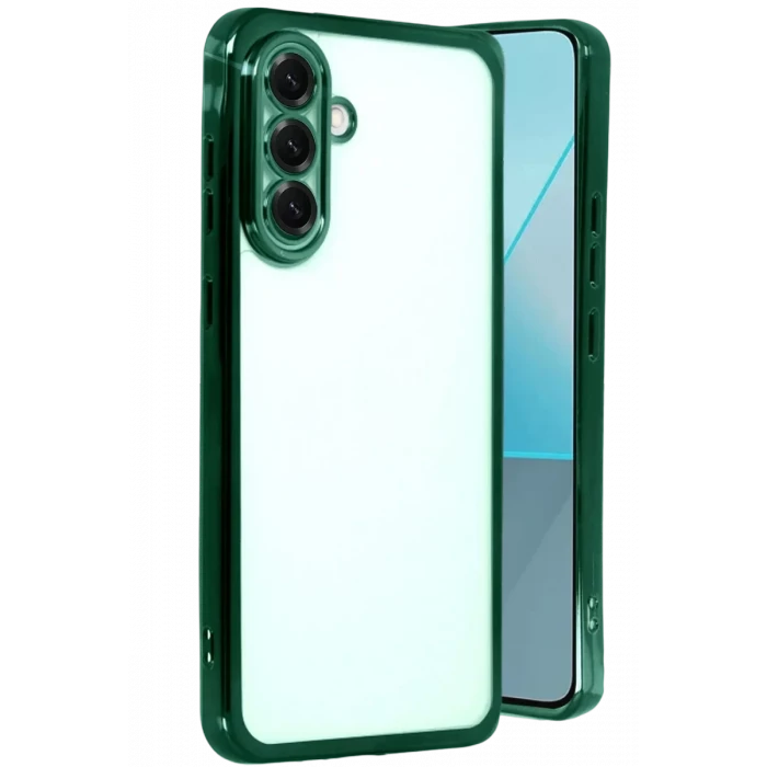 Newface Samsung Galaxy A17 5G Razer Lensli Silikon - Yeşil