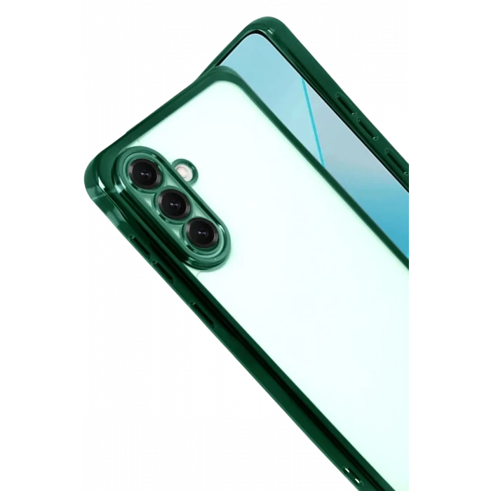 Newface Samsung Galaxy A17 5G Razer Lensli Silikon - Yeşil