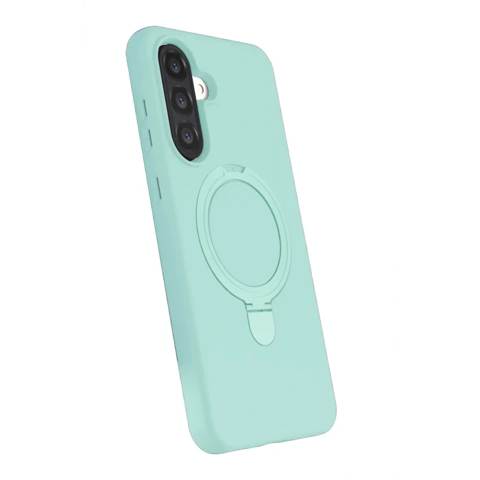 Newface Samsung Galaxy A17 5G Regal Magsafe Standlı Kapak - Su Yeşili