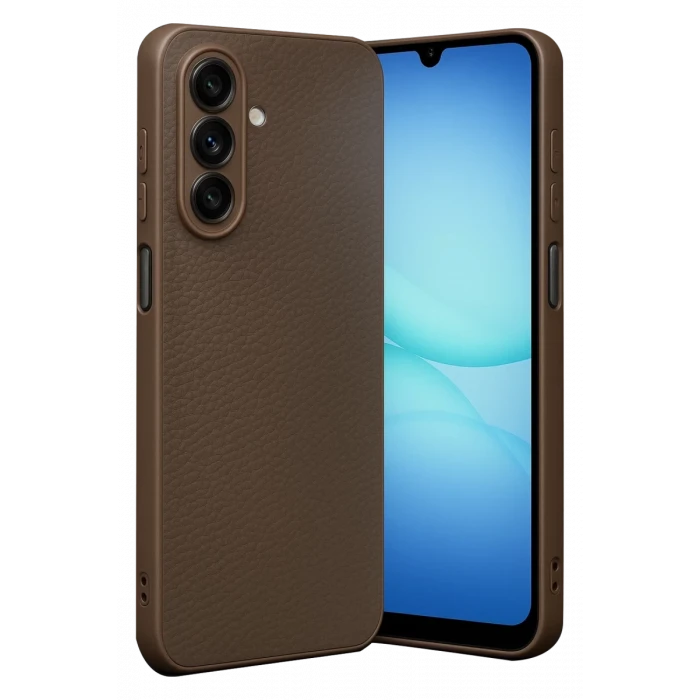 Newface Samsung Galaxy A17 5G Thermax Silikon Kılıf - Kahverengi