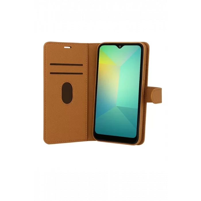 Newface Samsung Galaxy A17 5G Trend S Plus Kapaklı Kılıf - Taba
