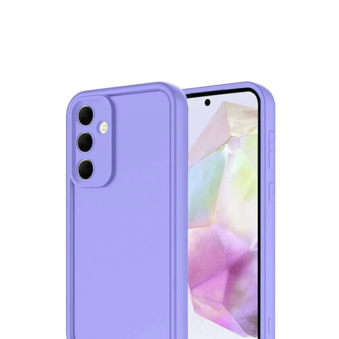 Newface Samsung Galaxy A17 5G Viera Silikon - Lila