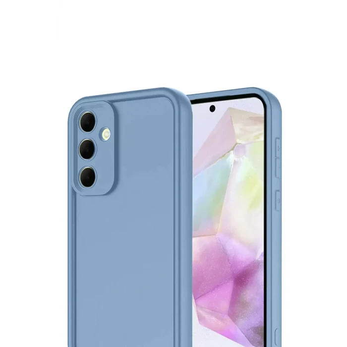 Newface Samsung Galaxy A17 5G Viera Silikon - Mavi