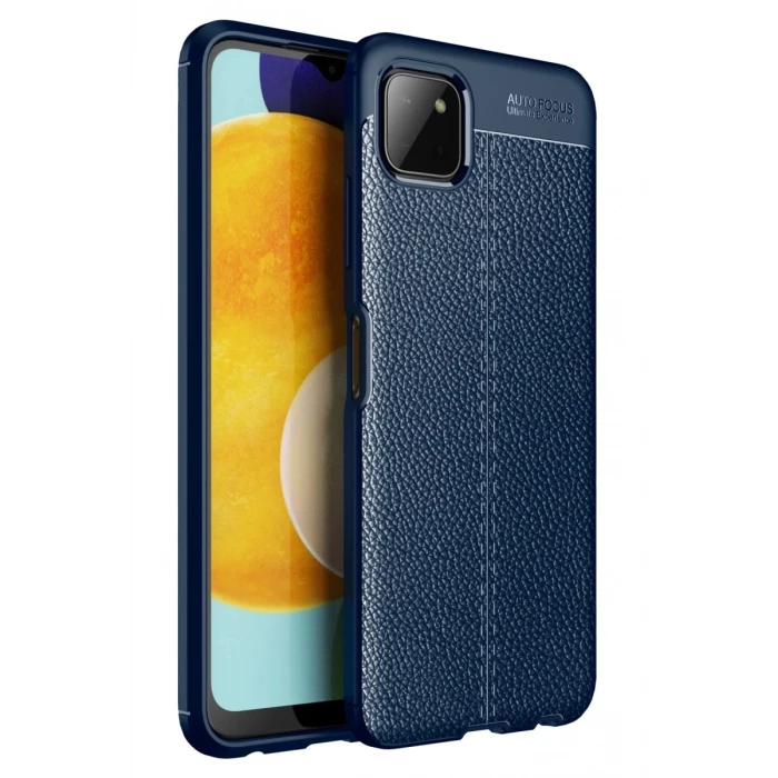 Newface Samsung Galaxy A22 Kılıf Auto Focus Kapak - Lacivert