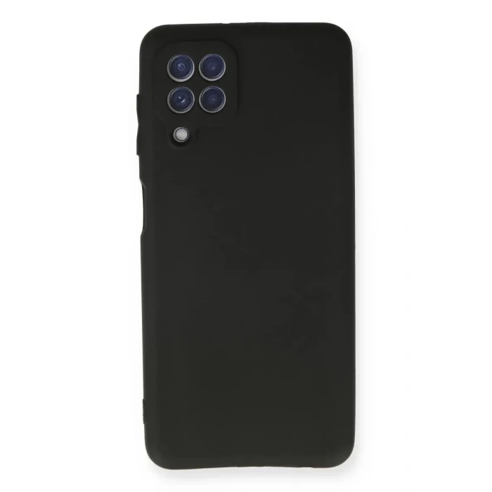 Newface Samsung Galaxy A22 Kılıf First Silikon - Siyah