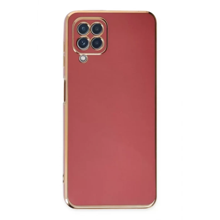 Newface Samsung Galaxy A22 Kılıf Volet Silikon - Kırmızı