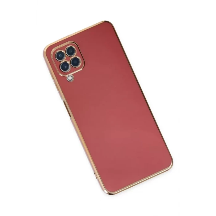 Newface Samsung Galaxy A22 Kılıf Volet Silikon - Kırmızı