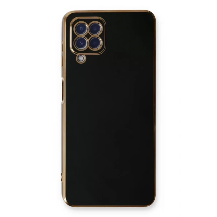 Newface Samsung Galaxy A22 Kılıf Volet Silikon - Siyah