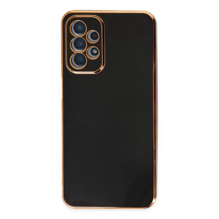 Newface Samsung Galaxy A23 4G Kılıf Volet Silikon - Siyah