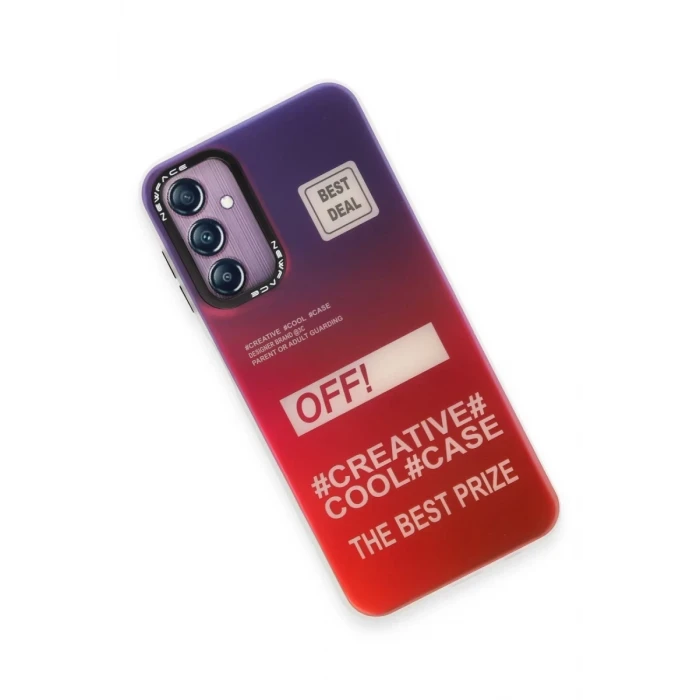 Newface Samsung Galaxy A24 4G Kılıf Estoril Desenli Kapak - Estoril - 9