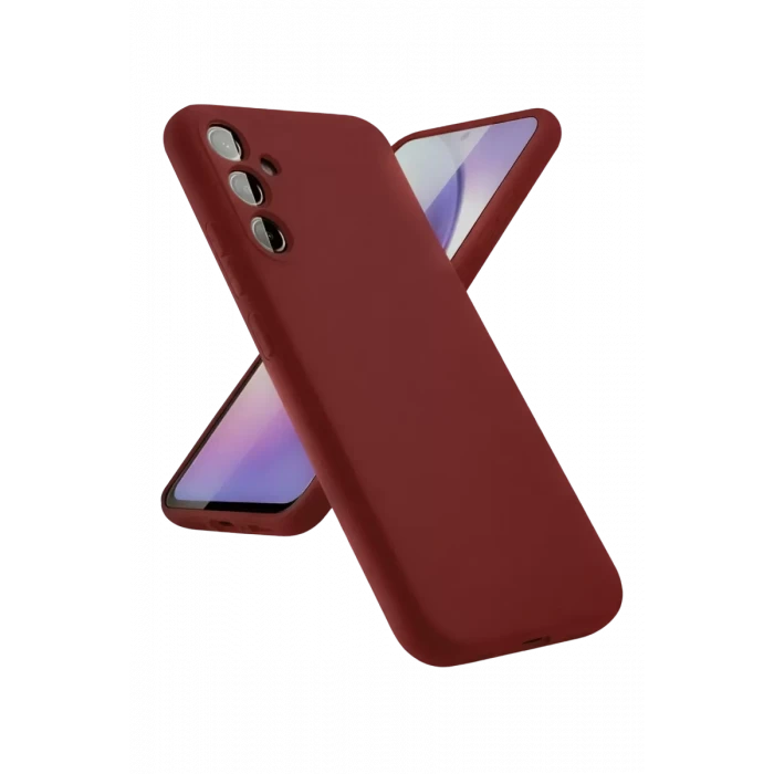Newface Samsung Galaxy A24 4G Kılıf First Silikon - Bordo