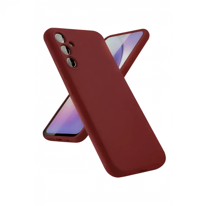 Newface Samsung Galaxy A24 4G Kılıf First Silikon - Bordo