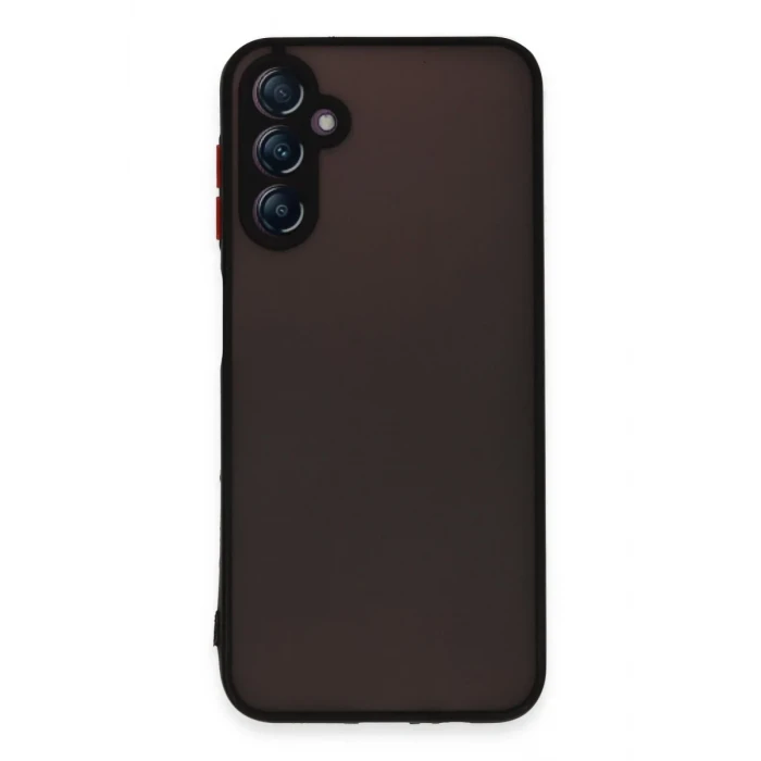 Newface Samsung Galaxy A24 4G Kılıf Montreal Silikon Kapak - Siyah