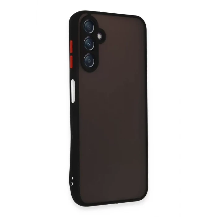 Newface Samsung Galaxy A24 4G Kılıf Montreal Silikon Kapak - Siyah