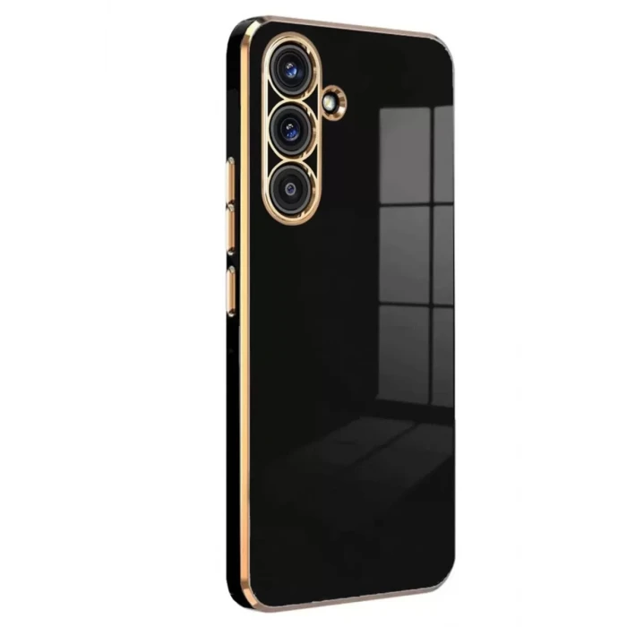 Newface Samsung Galaxy A24 4G Kılıf Volet Silikon - Siyah