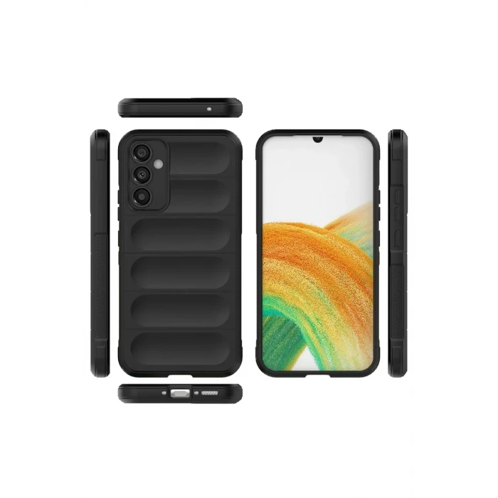 Newface Samsung Galaxy A25 5G Kılıf Optimum Silikon - Siyah