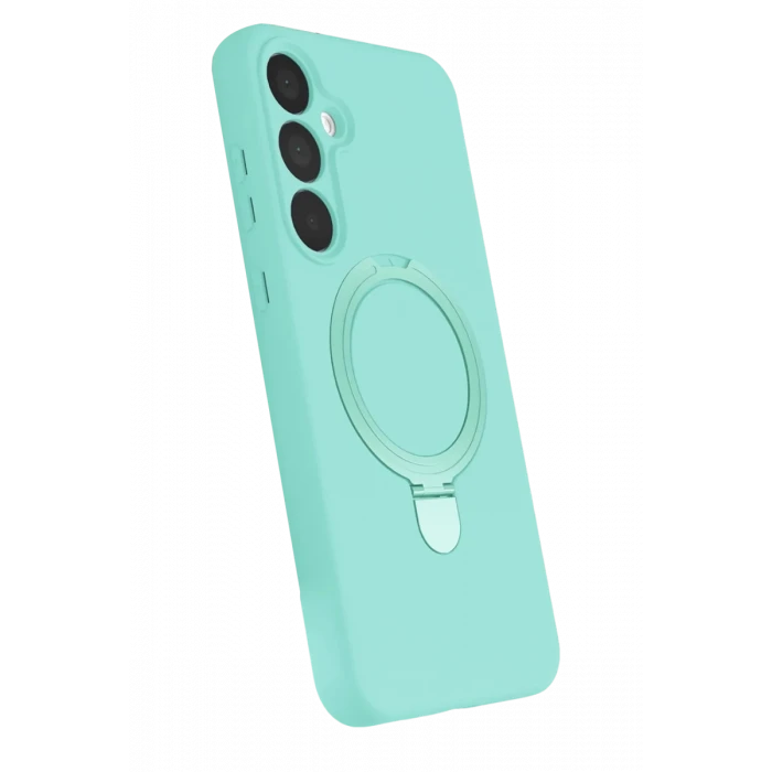 Newface Samsung Galaxy A25 5G Regal Magsafe Standlı Kapak - Su Yeşili