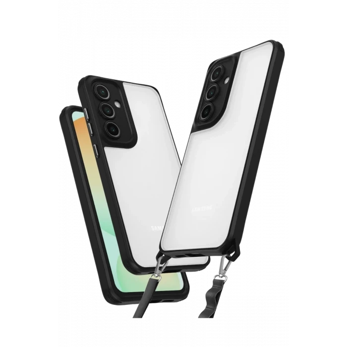 Newface Samsung Galaxy A26 Kılıf Penta Silikon Kılıf - Siyah