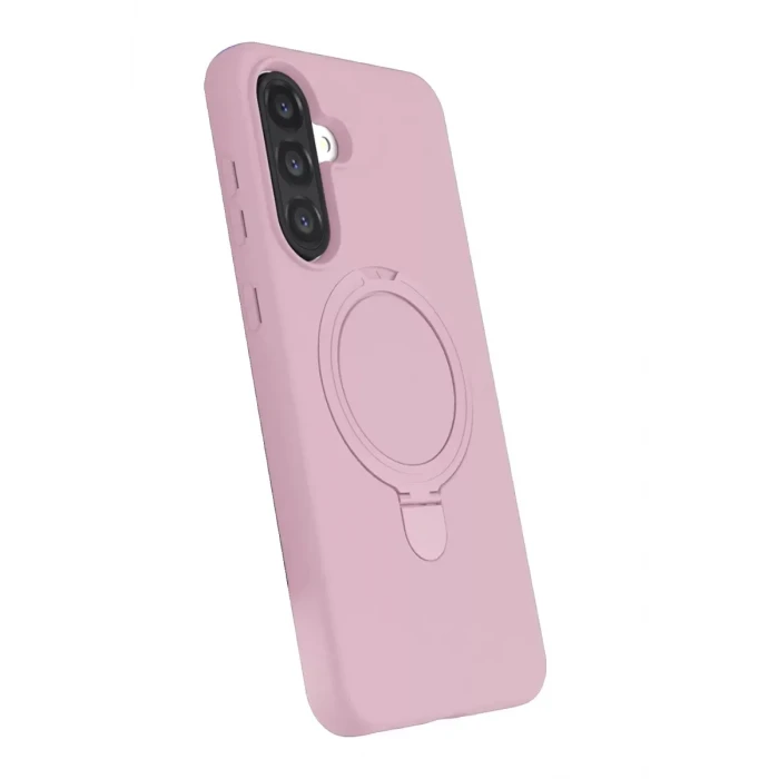 Newface Samsung Galaxy A26 Regal Magsafe Standlı Kapak - Açık Pembe