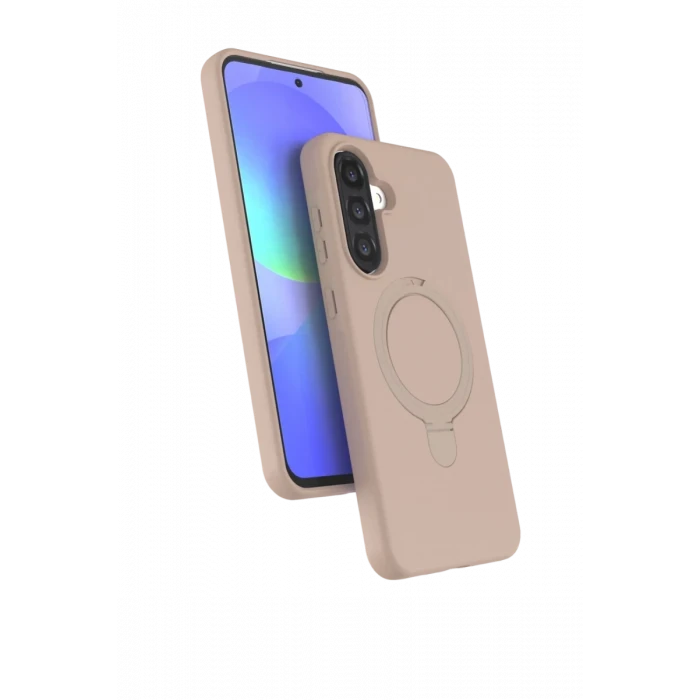 Newface Samsung Galaxy A26 Regal Magsafe Standlı Kapak - Çöl Titanyum