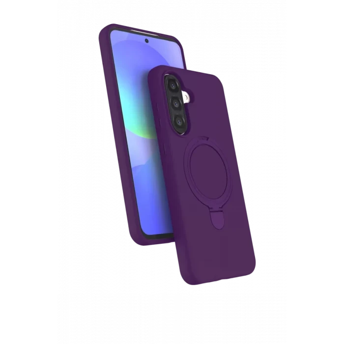 Newface Samsung Galaxy A26 Regal Magsafe Standlı Kapak - Derin Mor