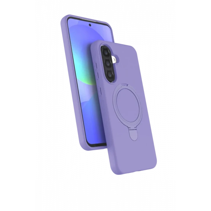 Newface Samsung Galaxy A26 Regal Magsafe Standlı Kapak - Lila
