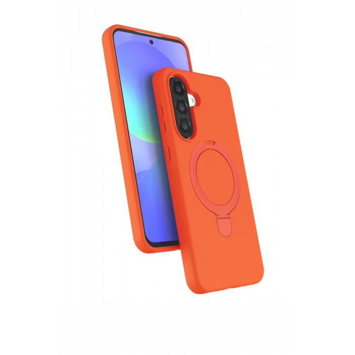 Newface Samsung Galaxy A26 Regal Magsafe Standlı Kapak - Turuncu