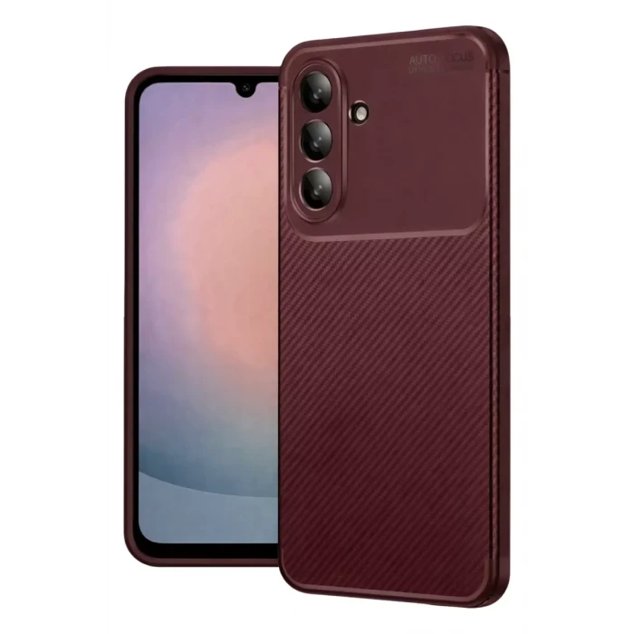 Newface Samsung Galaxy A27 5G Auto Focus Karbon Kapak - Bordo