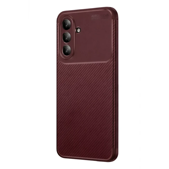 Newface Samsung Galaxy A27 5G Auto Focus Karbon Kapak - Bordo