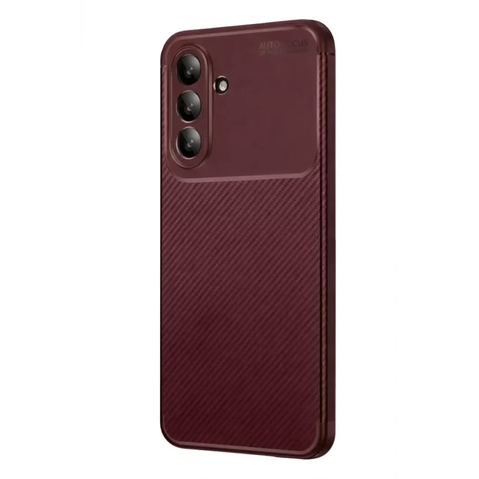 Newface Samsung Galaxy A27 5G Auto Focus Karbon Kapak - Bordo