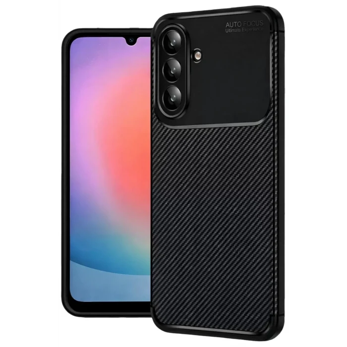 Newface Samsung Galaxy A27 5G Auto Focus Karbon Kapak - Siyah