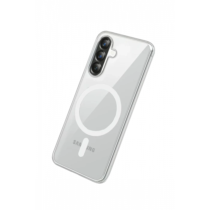 Newface Samsung Galaxy A27 5G Combo Sert Şeffaf Magsafe Kapak - Şeffaf