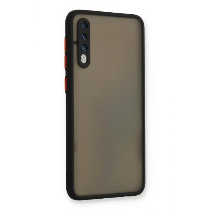 Newface Samsung Galaxy A30S Kılıf Montreal Silikon Kapak - Siyah