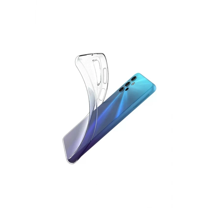 Newface Samsung Galaxy A32 5G Kılıf Lüx Şeffaf Silikon