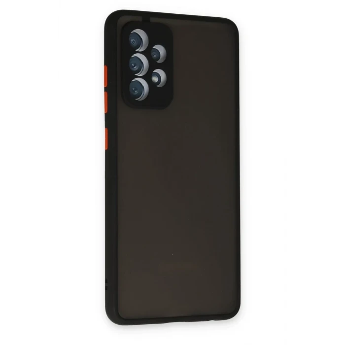 Newface Samsung Galaxy A32 Kılıf Montreal Silikon Kapak - Siyah