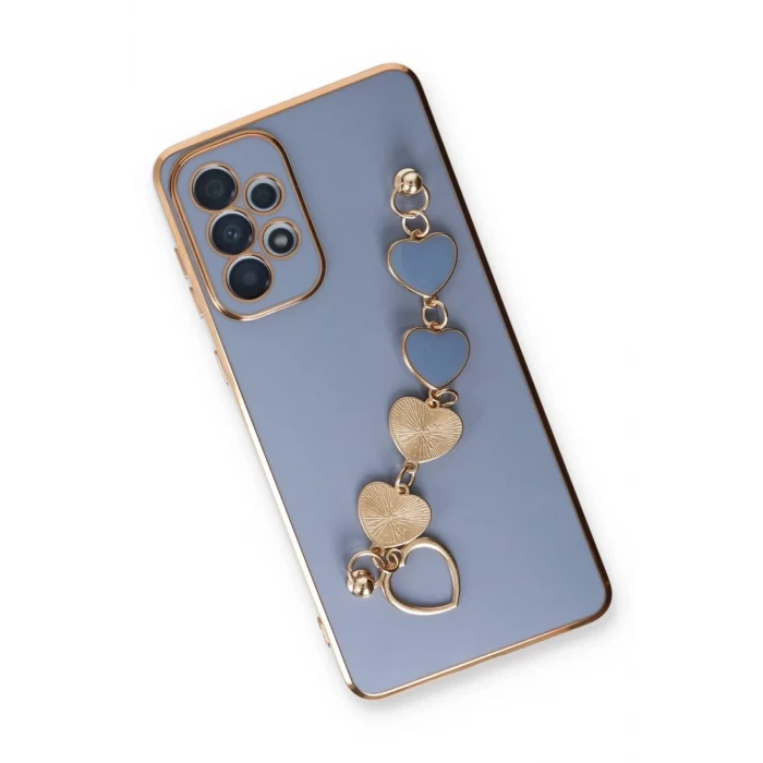 Newface Samsung Galaxy A33 5G Kılıf Esila Silikon - Gri