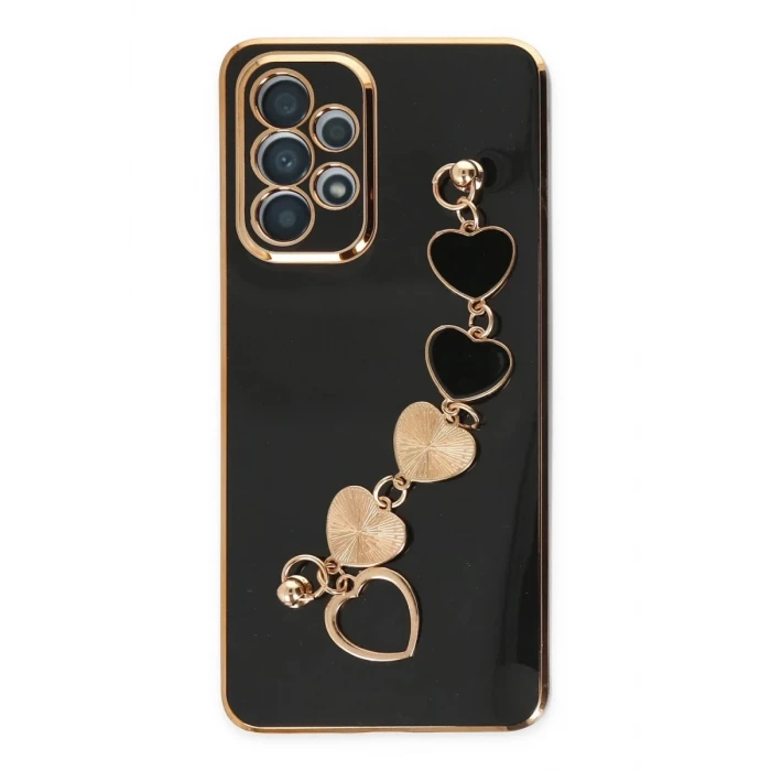Newface Samsung Galaxy A33 5G Kılıf Esila Silikon - Siyah