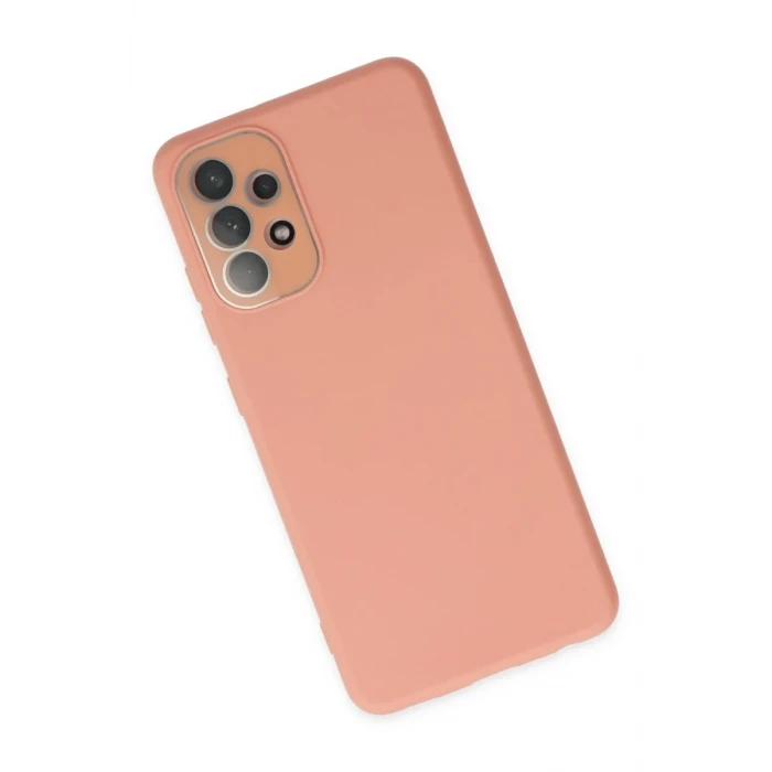 Newface Samsung Galaxy A33 5G Kılıf Lansman Glass Kapak - Pembe